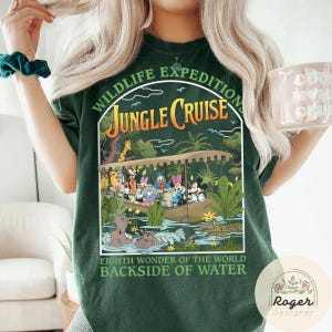 Vintage Disney Jungle Cruise Ride Mickey & friends shirt, Retro Jungle Cruise Magic Kingdom Tee, Disney family vacation shirt