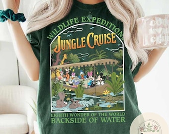 Vintage Disney Jungle Cruise Ride Mickey & friends shirt, Retro Jungle Cruise Magic Kingdom Tee, Disney family vacation shirt