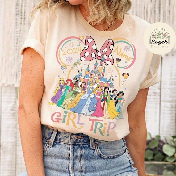 Personalized Disney Princess Castle Girl Trip 2024 Shirt, WDW Disneyland  Family Trip 2024, Disney Princess Birthday Girl Shirt, Disney Group - Etsy