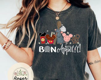 Remy Little Chef Epcot Food & Wine Shirt, Bon Appétit Disney Epcot International Food and Wine Festival 2024 Shirt, Remy Ratatouille WDW Tee