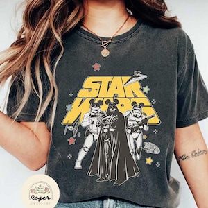 Retro Star Wars shirt, Darth Vader and Stormtrooper shirt, Disney Family Trip shirts, Galaxy&#39;s Edge, May The Force Be With You T-shirt