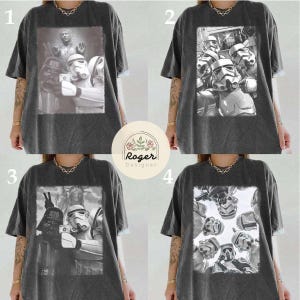 Vintage Star Wars Selfie Shirt, Darth Vader Storm Trooper shirt, Funny Star Wars shirt, May the force be with you Star wars day shirt