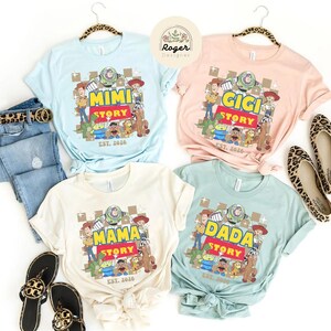 Personalized Toy Story Family shirts, Toy Story Dad Mom shirts, Family Matching Custom Shirt, Disney Trip shirts, Woody Dad Jessie Mom shirt bild 4