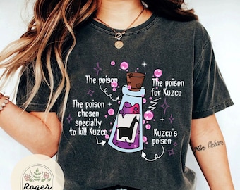 Vintage Oh Right That Poison Llama Poison For Kuzco Halloween Shirt, The Emperor's New Groove Disney T-shirt, WDW Disneyland Trip