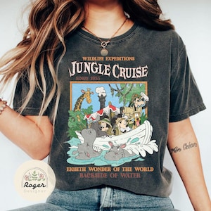 Vintage Disney Jungle Cruise Ride Mickey & friends shirt, Retro Jungle Cruise Magic Kingdom Tee, Disney family vacation shirt