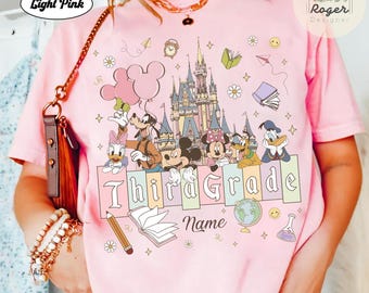 Mickey n friends Disney Back to School Shirt, Kindergarten 1st 2nd 3rd Grad shirt Student & Teacher Appreciation Gift Magical Class Tee