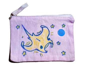 Handmade Pink Stingray Coinpurse