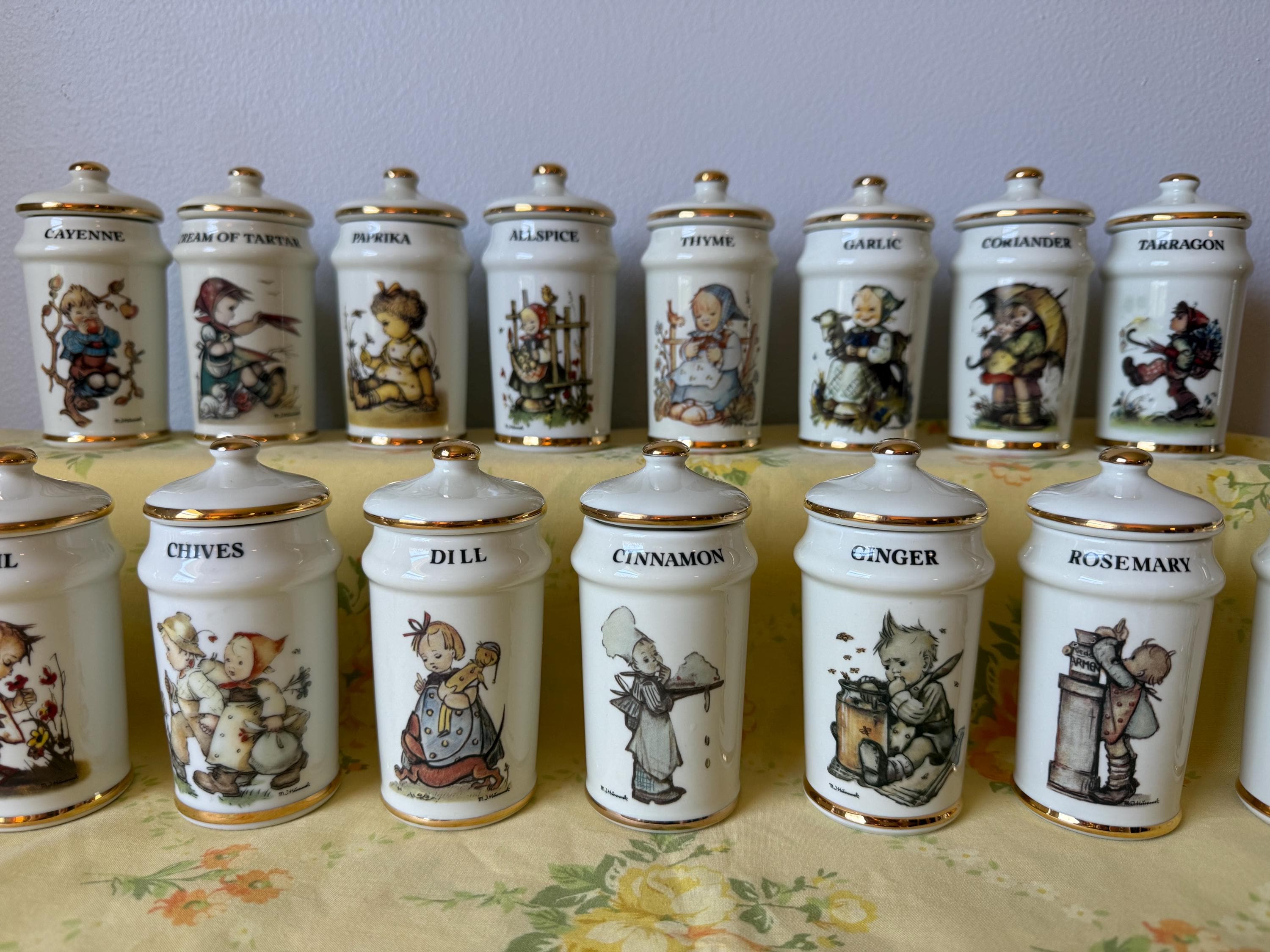 Vintage gewürzdosen