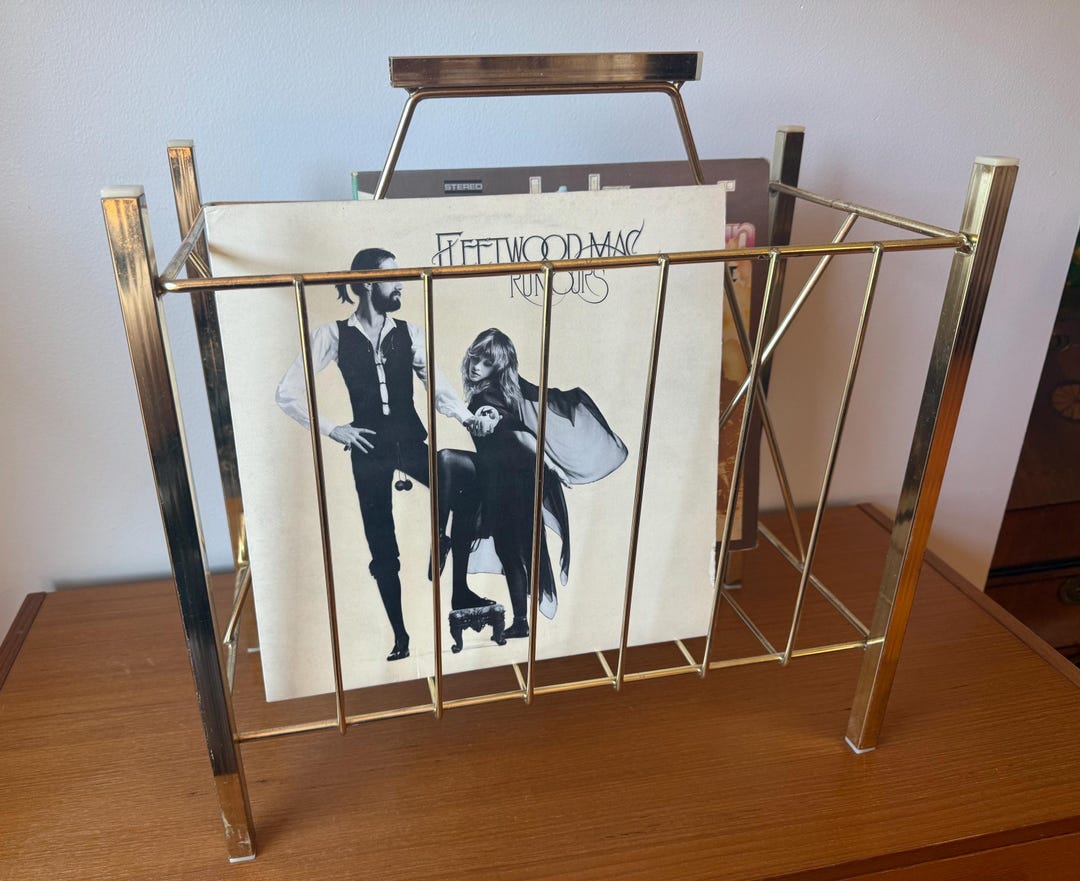 Vintage Atomic Midcentury Modern Magazine Rack Record Holder - Etsy
