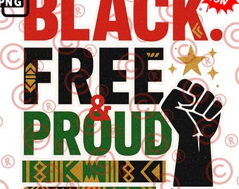 Juneteenth PNG: Black Pride Afrocentric Design (Digital Download)