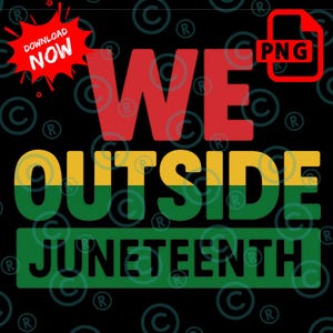 Juneteenth PNG: Afrocentric Freedom Pride Design (Digital Download