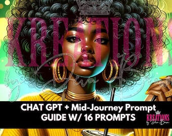 AI Prompt Guide: 16 Easy Prompts for Midjourney & ChatGPT (PDF)