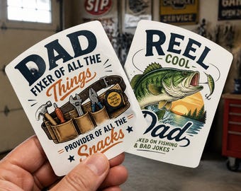 Novelty dad Stickers | Funny Dad Decal | High Quality Vinyl | Father Gift