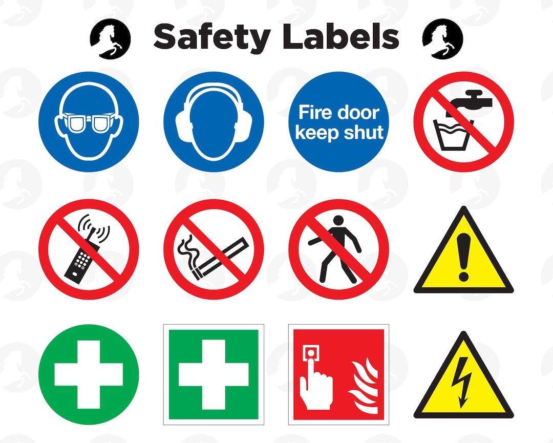 Safety Label Safety Stickers Health and Safety Stickers Business ...