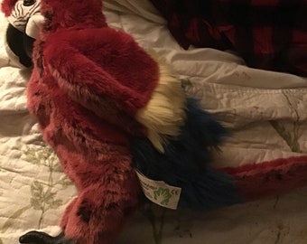 Folkmanis  puppet, scarlet macaw, clean like new