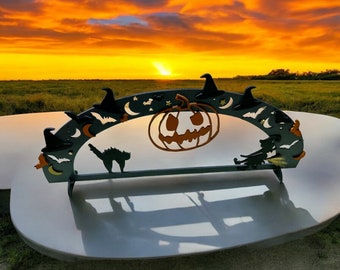 Halloween  Table Decoration 19” long & 8” tall made from wood and hand painted.