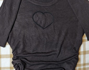 Heart Cleavage - Stitched Sweatshirt