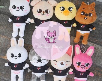 Nuevo: Compre 1 y obtenga 1 gratis, regalo personalizado de Kpop, juguete de peluche de animal, muñeco de peluche Skzoo de Kpop Stray Kids, fanáticos de Skzoo Plushies, regalo para niños