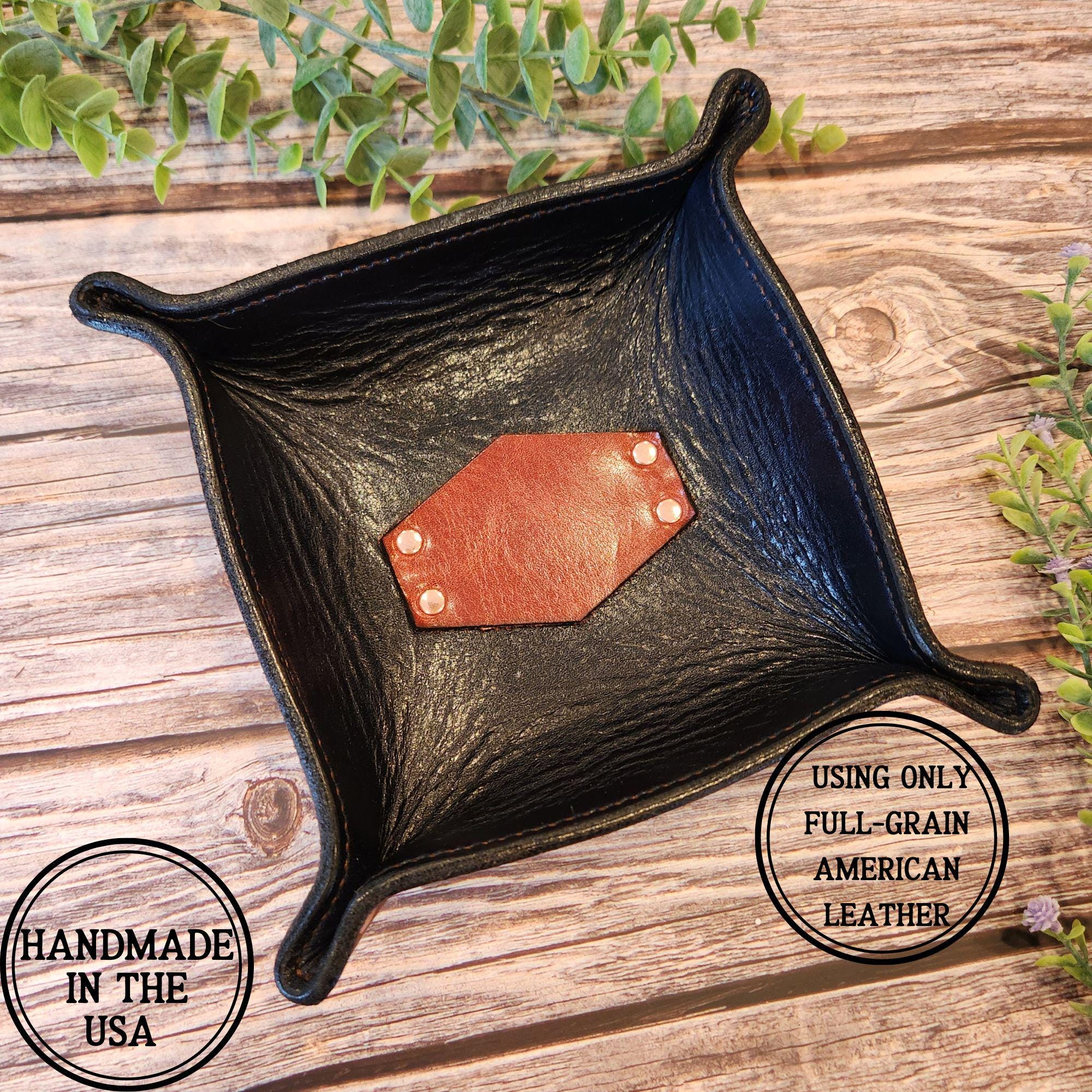 Leather Tray for Dresser - Etsy