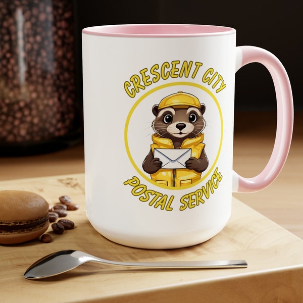 Crescent City Postal Service Mug Messenger Otter Mug Smut Readers Mug Reading Mug Bookish Mug Spicy Book Lovers Mug House of Earth and Blood