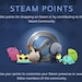 Steam Cute Badges - Etsy