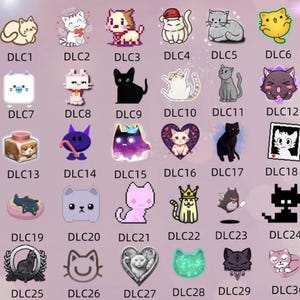 Steam Cute Cat-badges