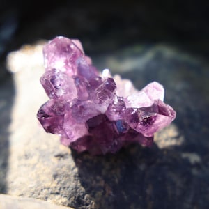 Natural Uruguay Amethyst Cluster - Healing Crystal for Home Decor, Meditation, Energy Cleansing, Spiritual Growth & Stress Relief