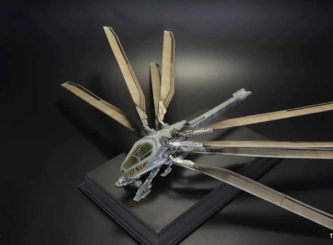 3d Printing File Stl Ornithopter Dune Assembly Action Etsy