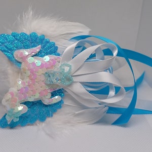 Missy The Blue Flying Unicorn Hair Accessory