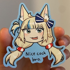 Adesivo brilhante Sameko Saba nick croc bro