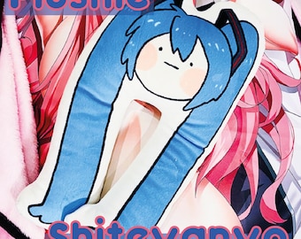Legsune Miku (Shiteyanyo) Stare/Leek Plüschkissen