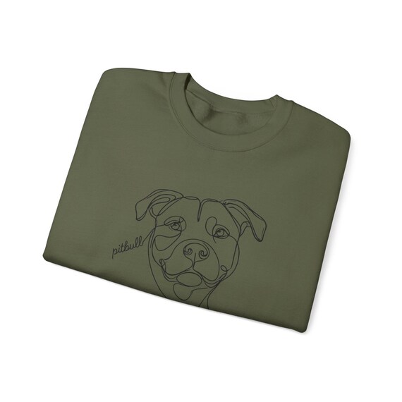 Sweat-shirt ras du cou Pitbull Cadeau Pitbull, vêtements pour