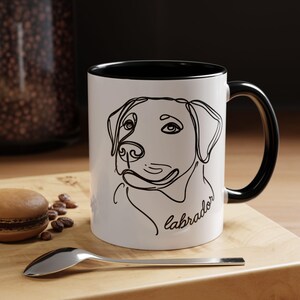 Labrador Mug – Dog Lover Mug, Gift for Dog Owner, Labrador Gift Idea, Pet Owner Coffee Cup (11oz, 15oz)