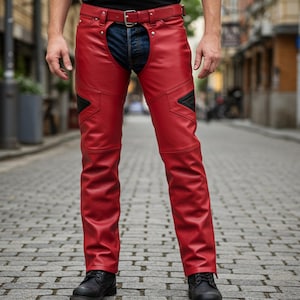 Luxury Genuine Leather Pants, Handmade Statement Trousers, Leather Pants Men, Mens Leather Pant, Premium Real Leather Pants