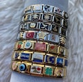 Italian Charm Bracelet, Gold, Silver, or Mixed Italian Charm Bracelet, Custom Italy Bracelet, Charms For Bracelet, Mixed Metal Jewelry