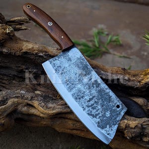 Cleaver Knife Custom Handmade Serbian, Chef Knife Fully Forged, Steel Cleaver Wedding Birthday Thanksgiving Gifts Christmas Gifts