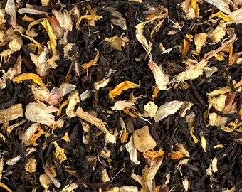 Mezcla de té orgánico Darjeeling de jengibre y melocotón