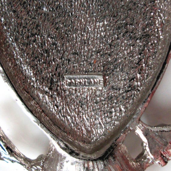Vintage Silver Owl Necklace: Geometric Design by Parklane View 5