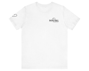Basketball Mom Unisex Tee Personalized with name or team name on sleeve, Perfect for Game Day, Sports Fans