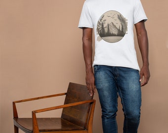 Nature-Inspired Unisex Softstyle Tee: Elevate Your Comfort and Style