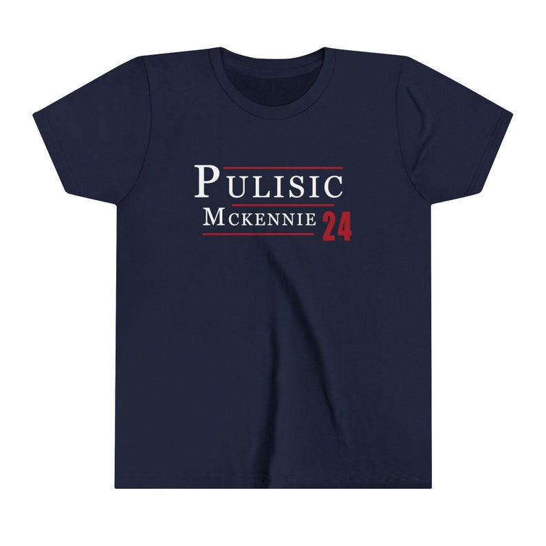 Christian Pulisic Weston Mckennie Funny Kids Tee Vote 2024 T Shirt - USMNT Copa America image 1