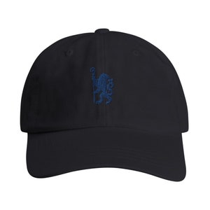 Chelsea Lion Dad Hat - Cotton Twill Embroidered Soccer Football Cap Chelsea FC - Great Gift For Fans