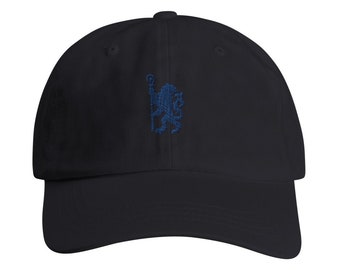 Chelsea Lion Dad Hat - Cotton Twill Embroidered Soccer Football Cap Chelsea FC - Great Gift For Fans