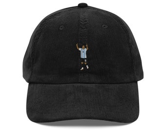 Messi Celebration Dad Hat - Vintage Pana Fútbol Fútbol Lionel Messi Argentina #10 Icon Cap