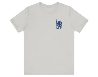 Chelsea FC T Shirt Retro Lion Cotton Tee | Great Gift for Soccer Fans