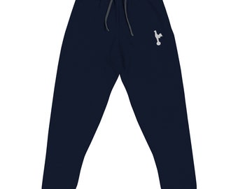 Spurs Cockerel Fußball-Jogginghose – Tottenham-Jogginghose – COYS bestickte bequeme Fußballhose