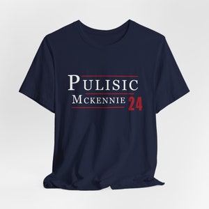 Christian Pulisic Weston Mckennie 2024 Election T Shirt Funny Campaign Style Soccer Tee USMNT image 1