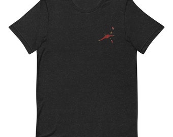 Garnacho Straßburg Totoro T-Shirt - Besticktes Fußball-Baumwoll-T-Shirt Man U Red Devils Shirt