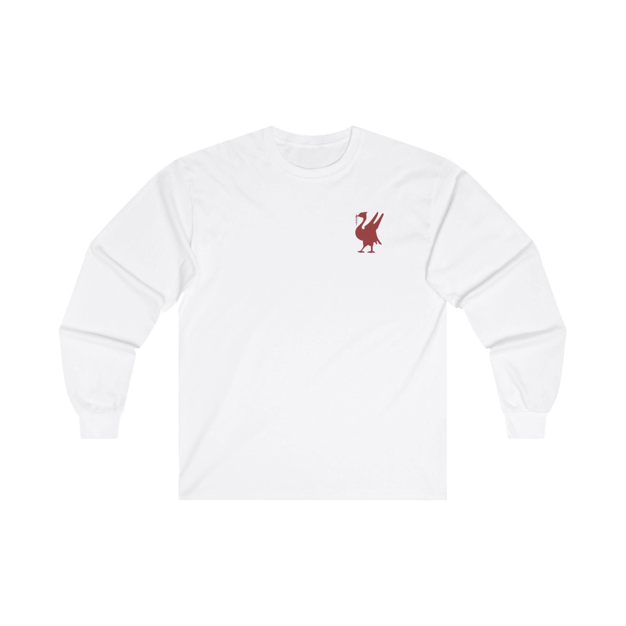 Liverpool Liverbird Long Sleeve T Shirt Handdrawn Bird Soccer