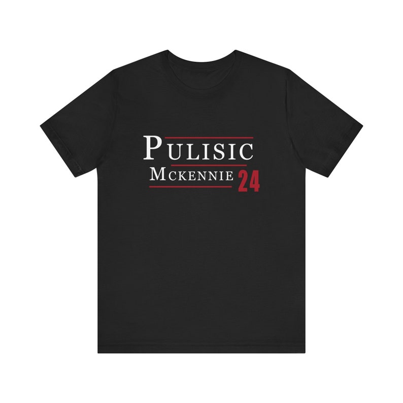 Christian Pulisic Weston Mckennie 2024 Election T Shirt Funny Campaign Style Soccer Tee USMNT image 9